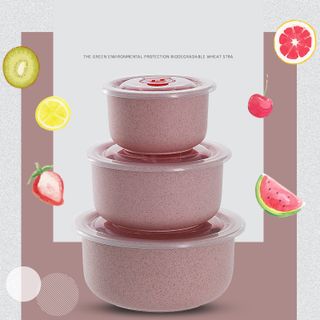 Bộ 3 Hộp Cơm Lúa Mạch