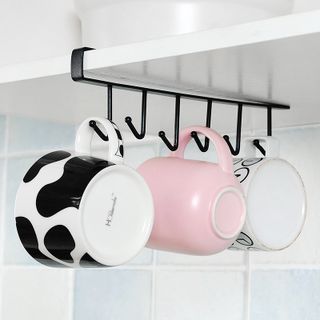 Móc Treo Đồ Thông Minh Đa Năng Kẹp Gắn Dưới Bàn Kệ Giá Để Cửa Cho Dụng Cụ Nhà Tắm Làm Bếp Nấu Ăn Tủ Quần Áo