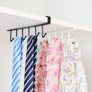 Móc Treo Đồ Thông Minh Đa Năng Kẹp Gắn Dưới Bàn Kệ Giá Để Cửa Cho Dụng Cụ Nhà Tắm Làm Bếp Nấu Ăn Tủ Quần Áo