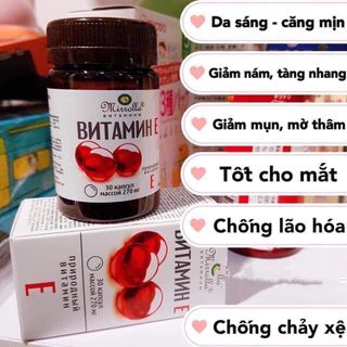 VITAMIN E ĐỎ NGA LỌ 270MG