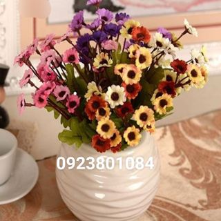 Cúc Suxi 24 bông Mix Màu-Hoa Giả