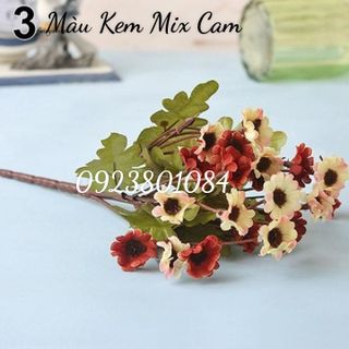 Cúc Suxi 24 bông Mix Màu-Hoa Giả