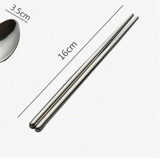 Hộp Đựng Cơm Lúa Mạch 3 Ngăn Kèm Muỗng Đũa Inox