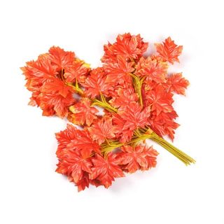 Lá Phong Đỏ Lá To 15 Lá Giá Sỉ - Lá Cây Giả