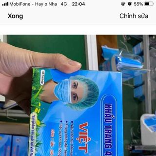 khẩu trang 4 lớp kháng khuẩn