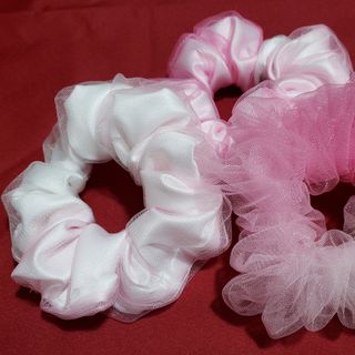Scrunchies ompre hồng