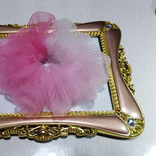 Scrunchies ompre hồng