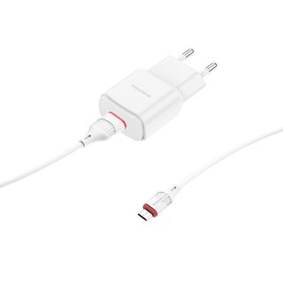 Bộ cóc cáp sạc BA48A Borofone cổng Micro-USB Chuẩn EU