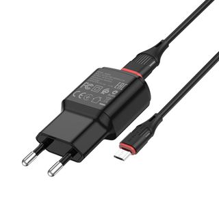 Bộ cóc cáp sạc BA48A Borofone cổng Micro-USB Chuẩn EU