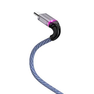 Dây cáp sạc đèn Led nhiều màu BU25 Borofone cổng Micro-USB