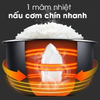 Nồi cơm điện 1,8l Happycook