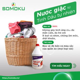Nước giặt quần áo hữu cơ sinh học Somoku Nhật Bản 3.8l