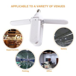 Đèn LED 4 Cánh (Đèn Hình Cánh Quạt) Công Suất 60w E27 Bóng Siêu Sáng