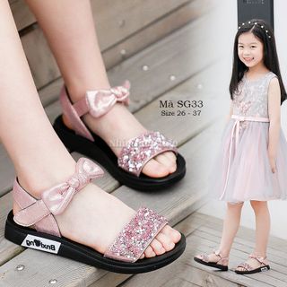 Bán buôn bán sỉ giày dép trẻ em - Dép Sandal bé gái SG33 giá sỉ