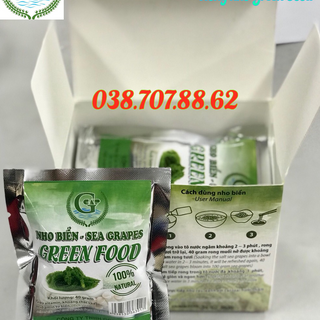 Rong nho biển khô hộp 200g