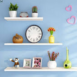 Kệ gỗ treo tường trang trí 3 thanh ngang