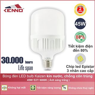 Bóng bulb led 45w , tích hợp công nghệ DOB. Giá bán buôn giá sỉ