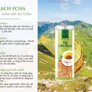 Trà kiều mạch Fcha giảm cân an toàn hiệu quả