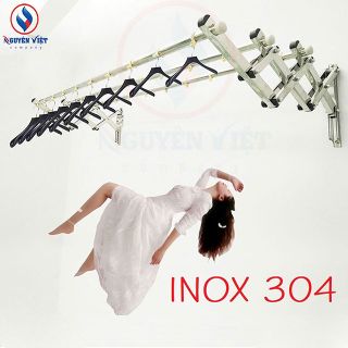 GIÀN PHƠI THÔNG MINH GẮN TƯỜNG BẰNG INOX 304