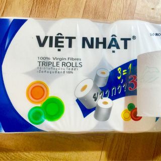 Giấy vệ sinh Việt Nhật 10 cuộn x3 lớp