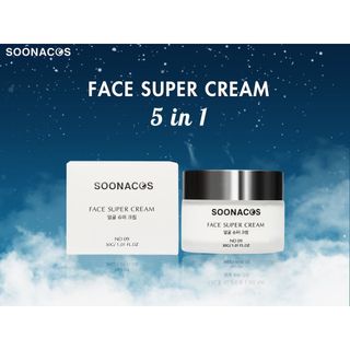 Kem Face 5 in 1 Soonacos Hàn Quốc, kem Face Super Cream 5IN 1 , kem dưỡng da, kem dưỡng trắng da, kem dưỡng da hiệu quả