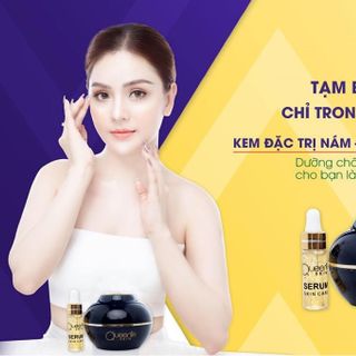 KEM FACE NÁM CAO CẤP QUEENIE SKIN 35g( tặng 1 serum dịch yến trong từng hộp kem)