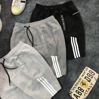 QUẦN SHORT THUN NỈ PHỐI SỌC