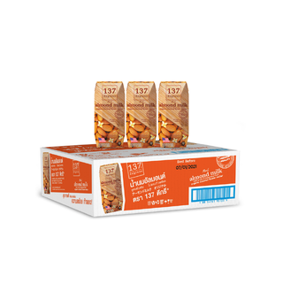 Thùng Sữa Hạt 137 Degrees Hạnh Nhân Nguyên Chất 180ml x 36 Hộp