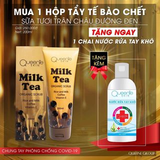 TẨY TẾ BÀO CHẾT SỮA TƯƠI TRÂN CHÂU ĐƯỜNG ĐEN
