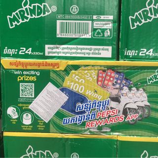 Mirinđa xanh- mirinda cam- 7up-pepsi-sting