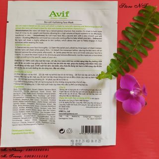 002.MẶT NẠ AVIF BIO CELL HYDRATING FACE MASK