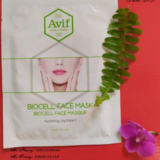 002.MẶT NẠ AVIF BIO CELL HYDRATING FACE MASK