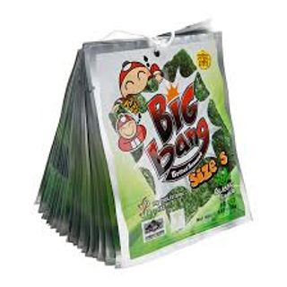Snack Rong Biển Taokaenoi BIG BANG Vị Truyền Thống Lốc 24 gói 2g