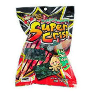 Snack Rong Biển Taokaenoi SUPER CRISP Thái Lan Vị Mực 12G