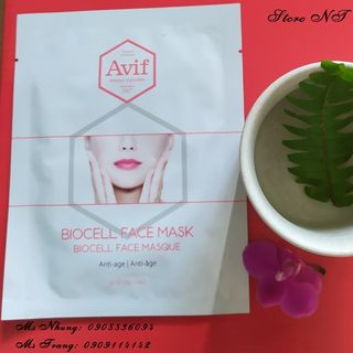 003.MẶT NẠ AVIF BIO CELL ANTI AGE FACE MASK