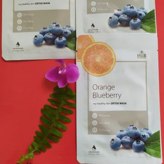 013.MẶT NẠ HNB MY HEALTHY SKIN DETOX MASK VIỆT QUẤT & CAM TƯƠI