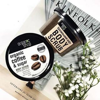 Kem tẩy da chết toàn thân Organic organic coffee & sugar body scrub giá sỉ