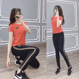 Đồ bộ thể thao nữ thêu logo F5
