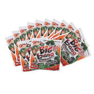 Snack Rong Biển Taokaenoi BIG BANG Vị Cay Lốc 12 gói 6g
