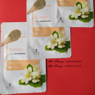 018.MẶT NẠ HNB MY SKIN RELAXING MASK HOA BƯỞI