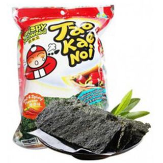 Snack Rong Biển Taokaenoi CRISPY SEAWEED Thái Lan Vị Cay 15g