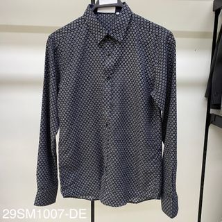 Áo Sơ Mi Cotton Trend Slim Cổ Đức Hình Học giá sỉ