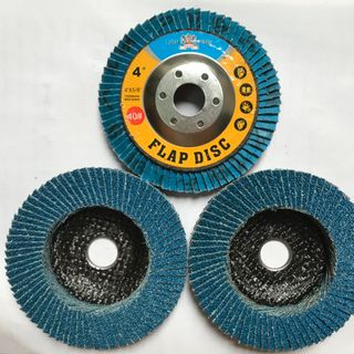 Nhám xếp dầy nắp lưới màu xanh 100x 16mm, A40 -&gt; A80