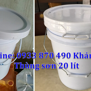Xô nhựa 30 lít đựng sơn, thùng đựng sơn 22 lít, thùng sơn 20 lít giá rẻ, thùng sơn 18 lít vuông giá bao nhiêu tại TPHCM