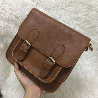 Túi đeo chéo nữ da Vintage