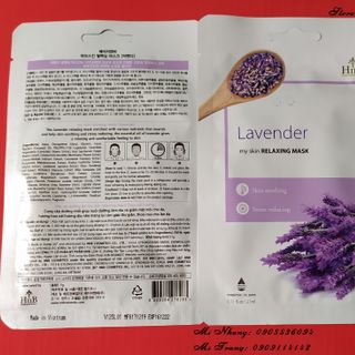 021.MẶT NẠ HNB MY SKIN RELAXING MASK HOA OẢI HƯƠNG