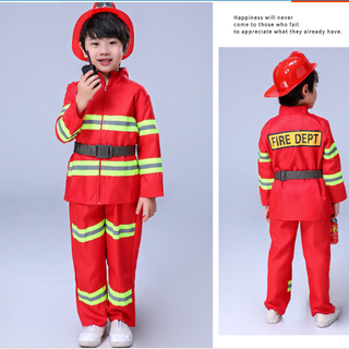 Trang phục lính cứu hoả (gồm quần áo + thắt lưng)