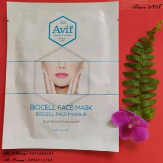001.MẶT NẠ AVIF BIO CELL WHITENING FACE MASK