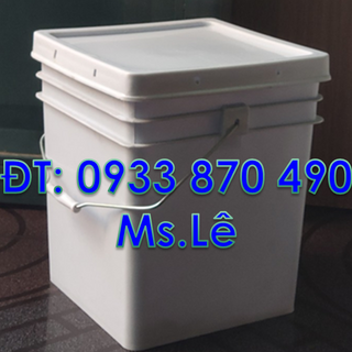 Xô nhựa 30 lít đựng sơn, thùng đựng sơn 22 lít, thùng sơn 20 lít giá rẻ, thùng sơn 18 lít vuông giá bao nhiêu tại TPHCM