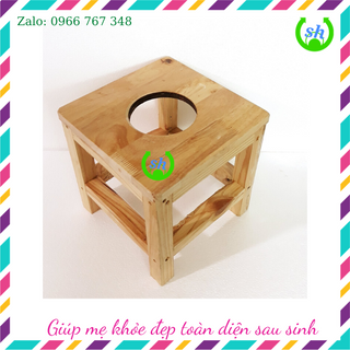 ghế xông vùng kín bằng gỗ giá lẻ 200k/1 ghế